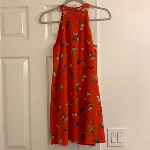 Cute orange Miss Selfridge summer dress